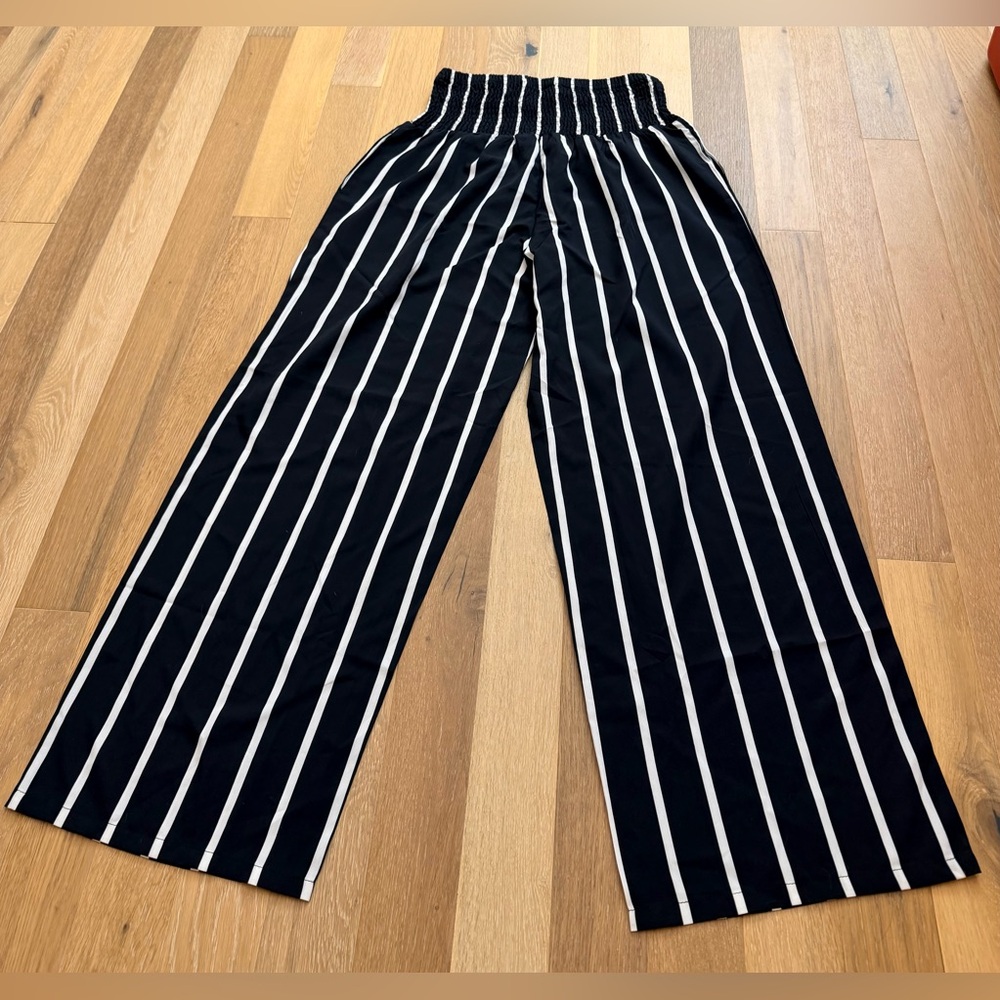 Women’s Elastic High Waisted Palazzo Pants